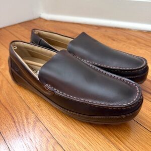 Sperry Hampden Venetian Amaretto Men's Brown Leather Loafers Size 7 NWT